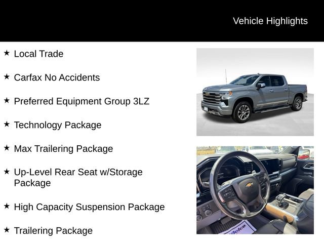 Used 2024 Chevrolet Silverado 1500 High Country w/ Technology Package AWD/4WD image 8