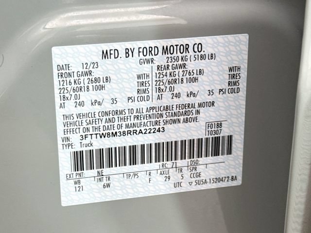 Used 2024 Ford Maverick Lariat w/ Black Appearance Package FWD image 32