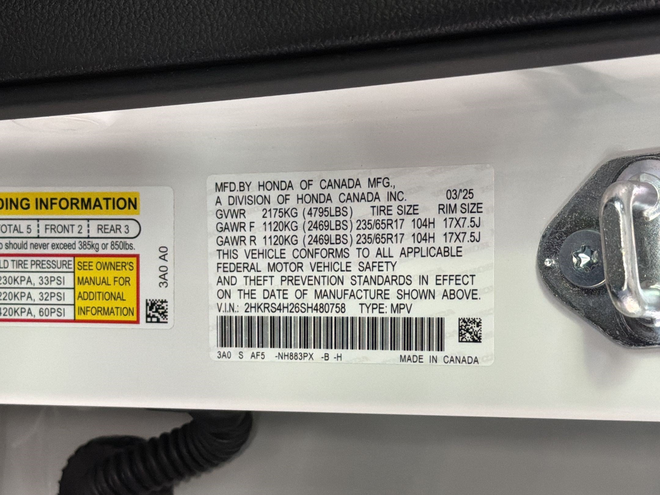 Certified 2025 Honda CR-V LX image 23