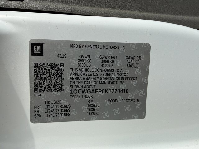 Used 2019 Chevrolet Express 2500 w/ Driver Convenience Package RWD image 23