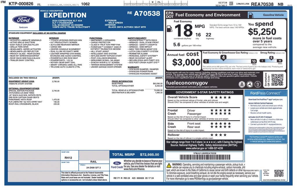 Certified 2024 Ford Expedition XLT AWD/4WD image 31