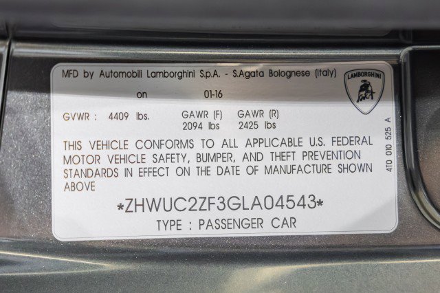 Used 2016 Lamborghini Huracan LP 580-2 image 43