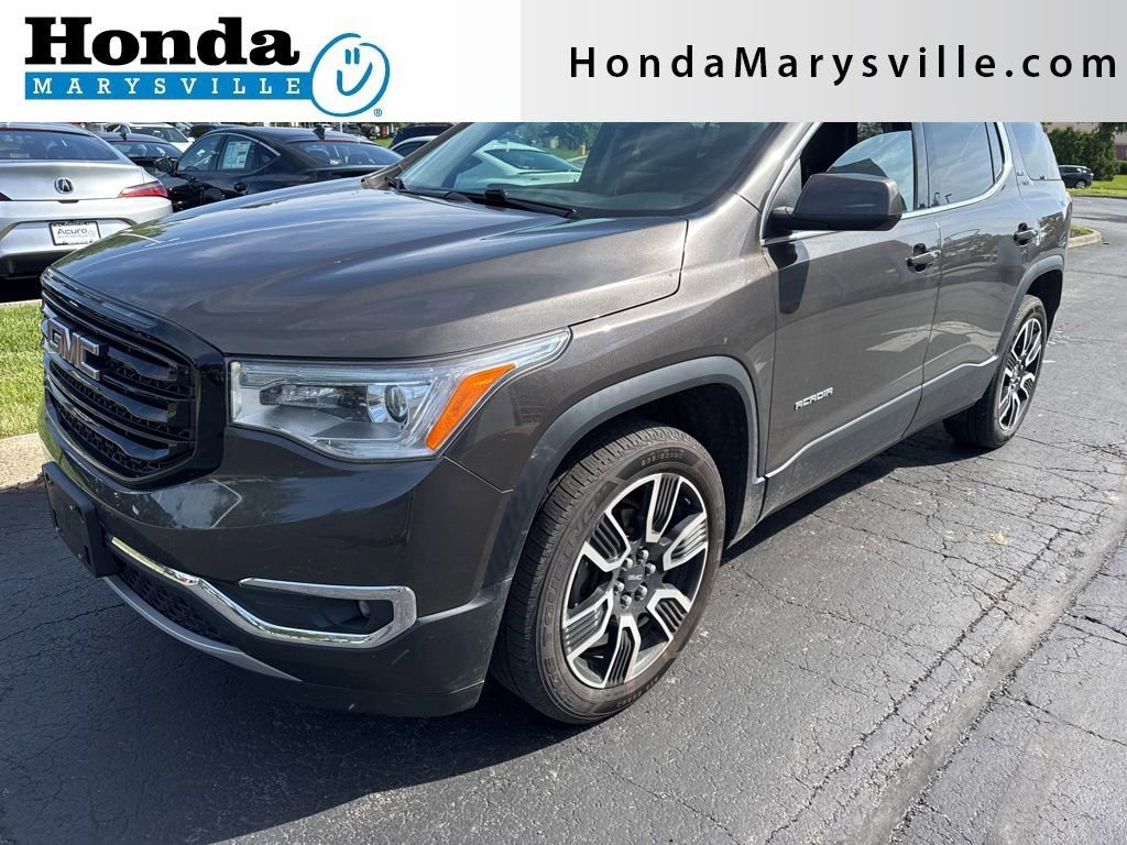 Used 2019 GMC Acadia SLT w/ LPO, Black Accent Package AWD/4WD image 1