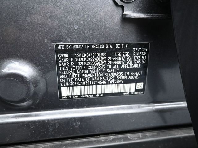 Certified 2026 Honda HR-V LX image 4