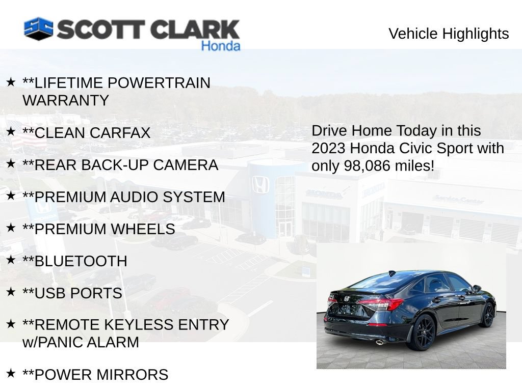 Used 2023 Honda Civic Sport image 11