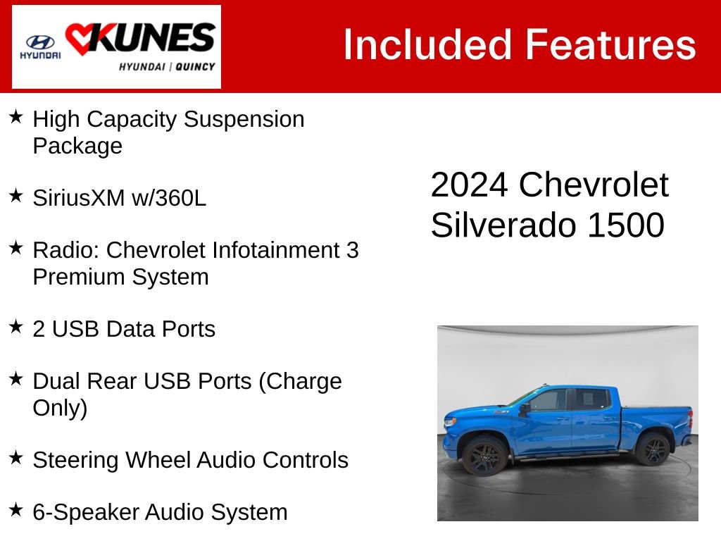 Used 2024 Chevrolet Silverado 1500 RST AWD/4WD image 3