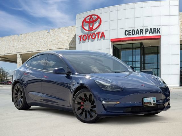 Used 2021 Tesla Model 3 Performance AWD/4WD image 1