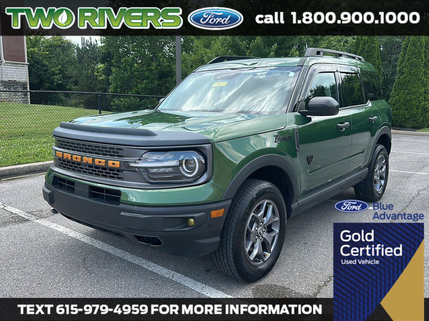 Certified 2023 Ford Bronco Sport Badlands