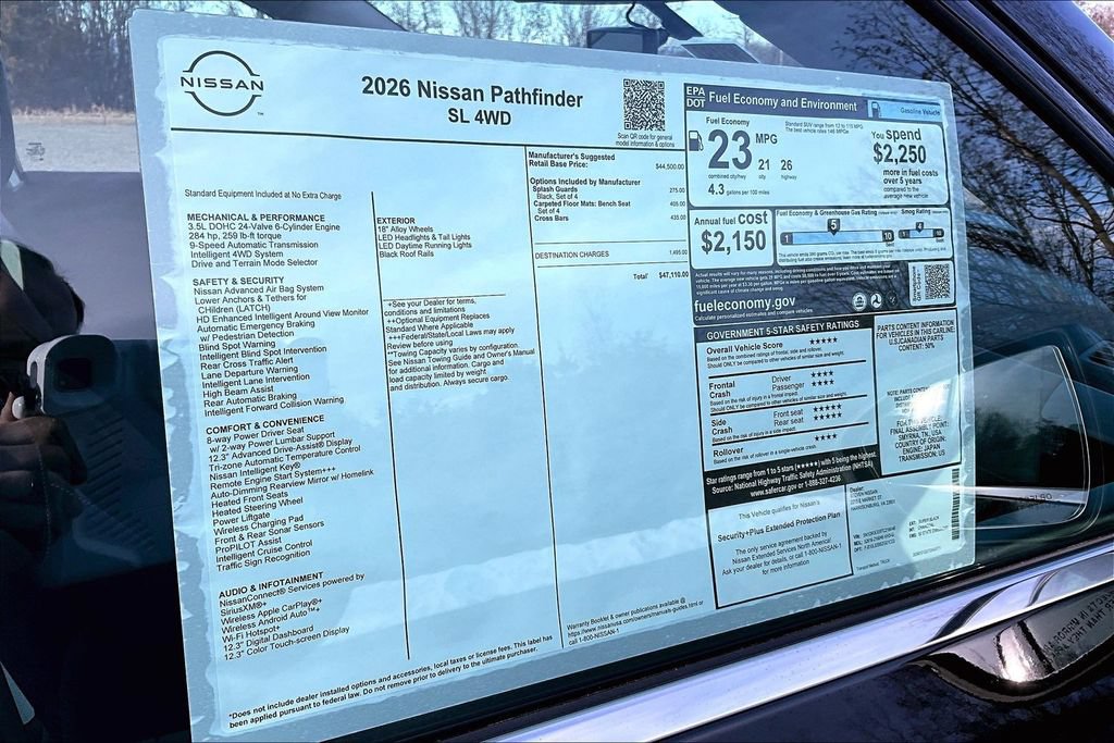 New 2026 Nissan Pathfinder SL AWD/4WD image 13