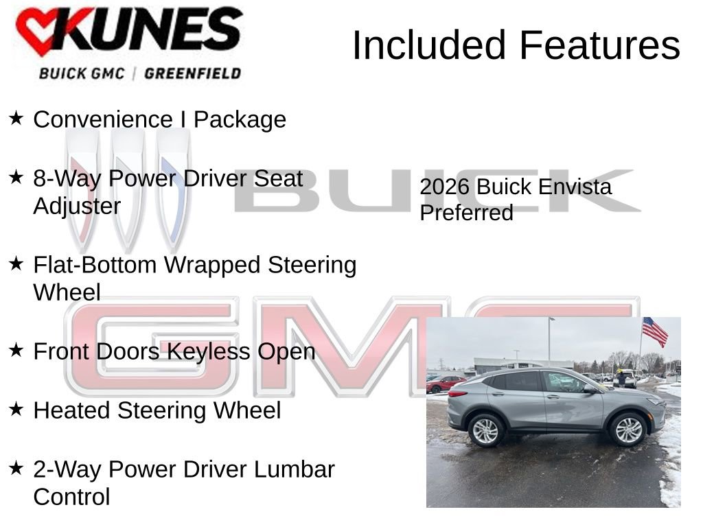 New 2026 Buick Envista Preferred w/ Convenience I Package image 3