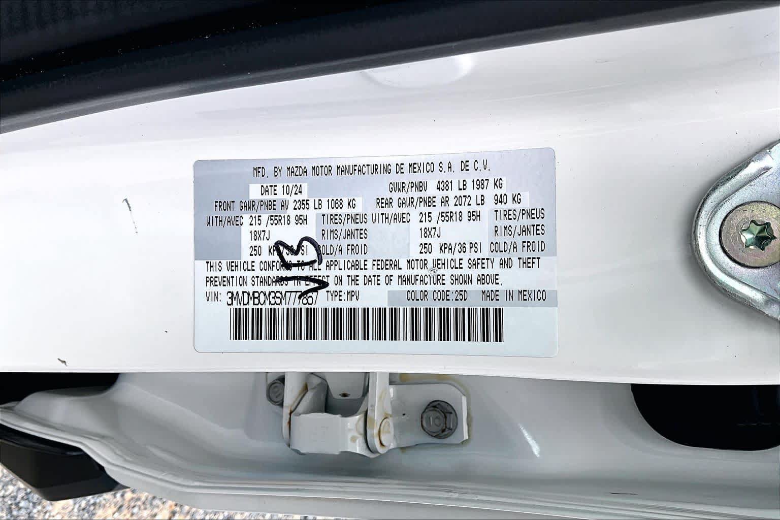 Used 2025 MAZDA CX-30 AWD 2.5 S w/ Preferred Package image 34