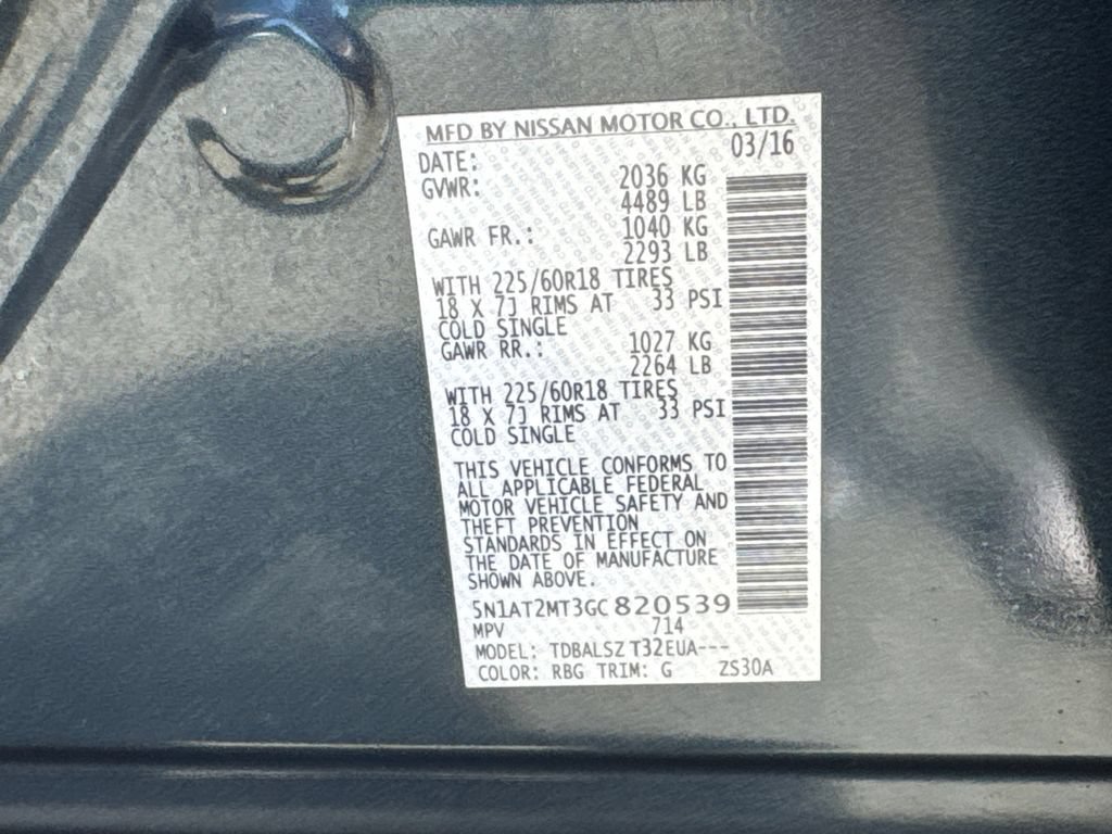 Used 2016 Nissan Rogue SL w/ SL Premium Package FWD image 35