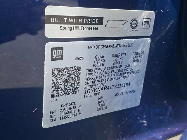 New 2026 Cadillac XT5 Luxury w/ LPO, Floor Liner Package FWD image 9
