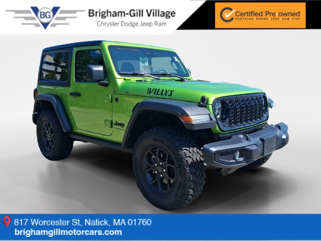 Certified 2025 Jeep Wrangler Sport AWD/4WD image 1