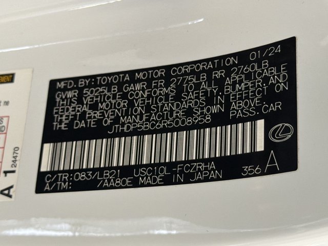 Certified 2024 Lexus RC F w/ Premium Package RWD image 28