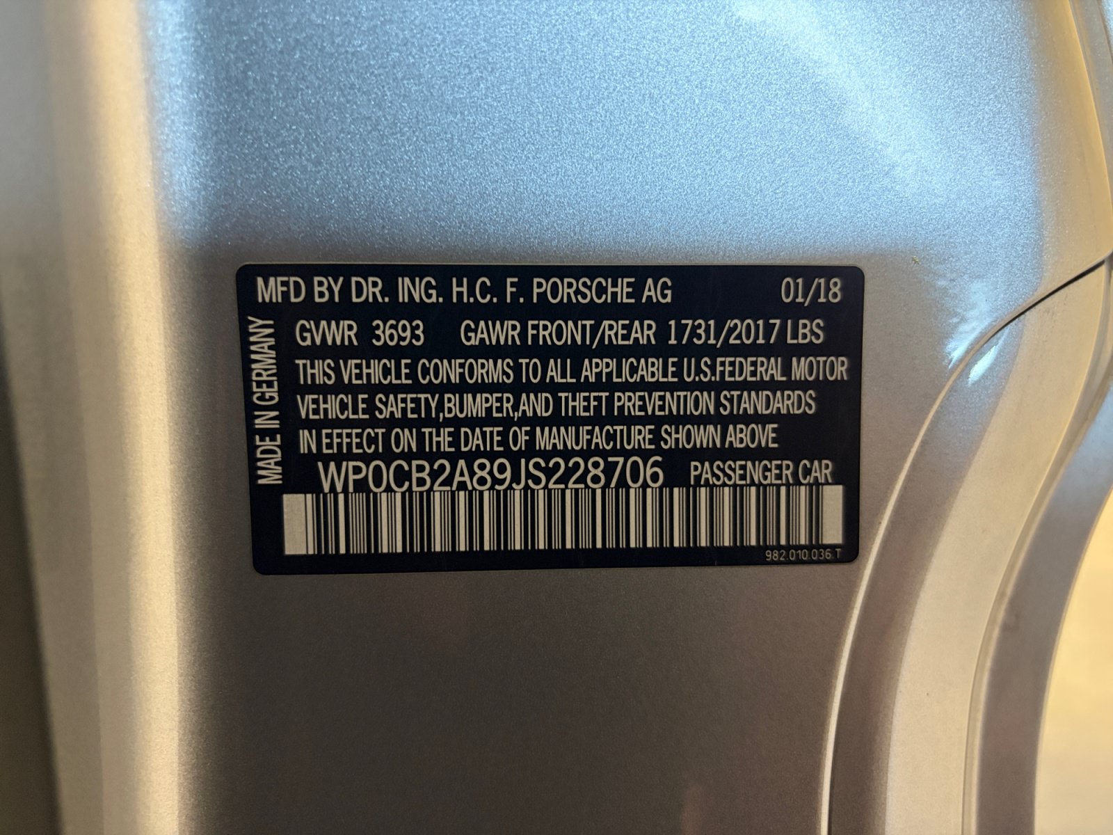 Certified 2018 Porsche 718 Boxster GTS RWD image 42