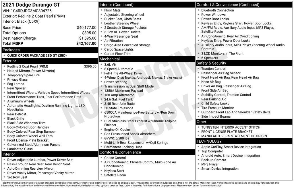 Used 2021 Dodge Durango GT image 26