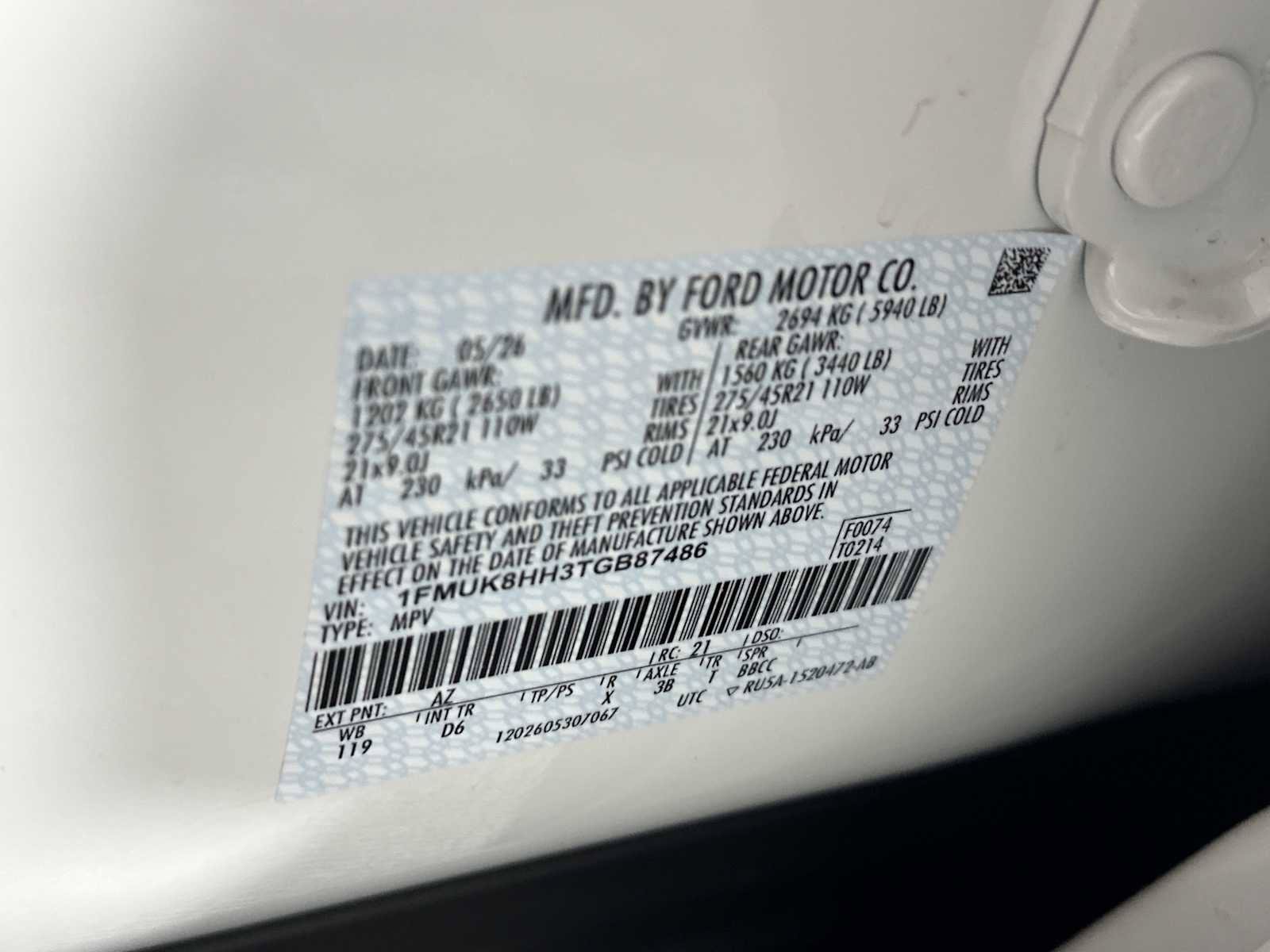 New 2026 Ford Explorer Platinum w/ LUX Leather Package AWD/4WD image 32