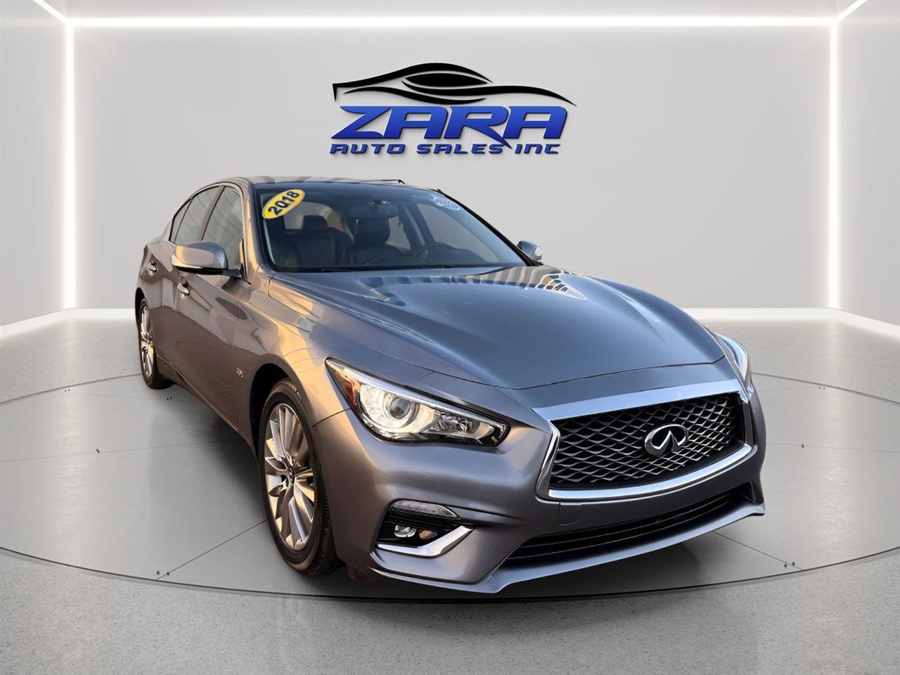 Used 2018 INFINITI Q50 Luxe w/ Essential Package (3.0T Luxe) image 8