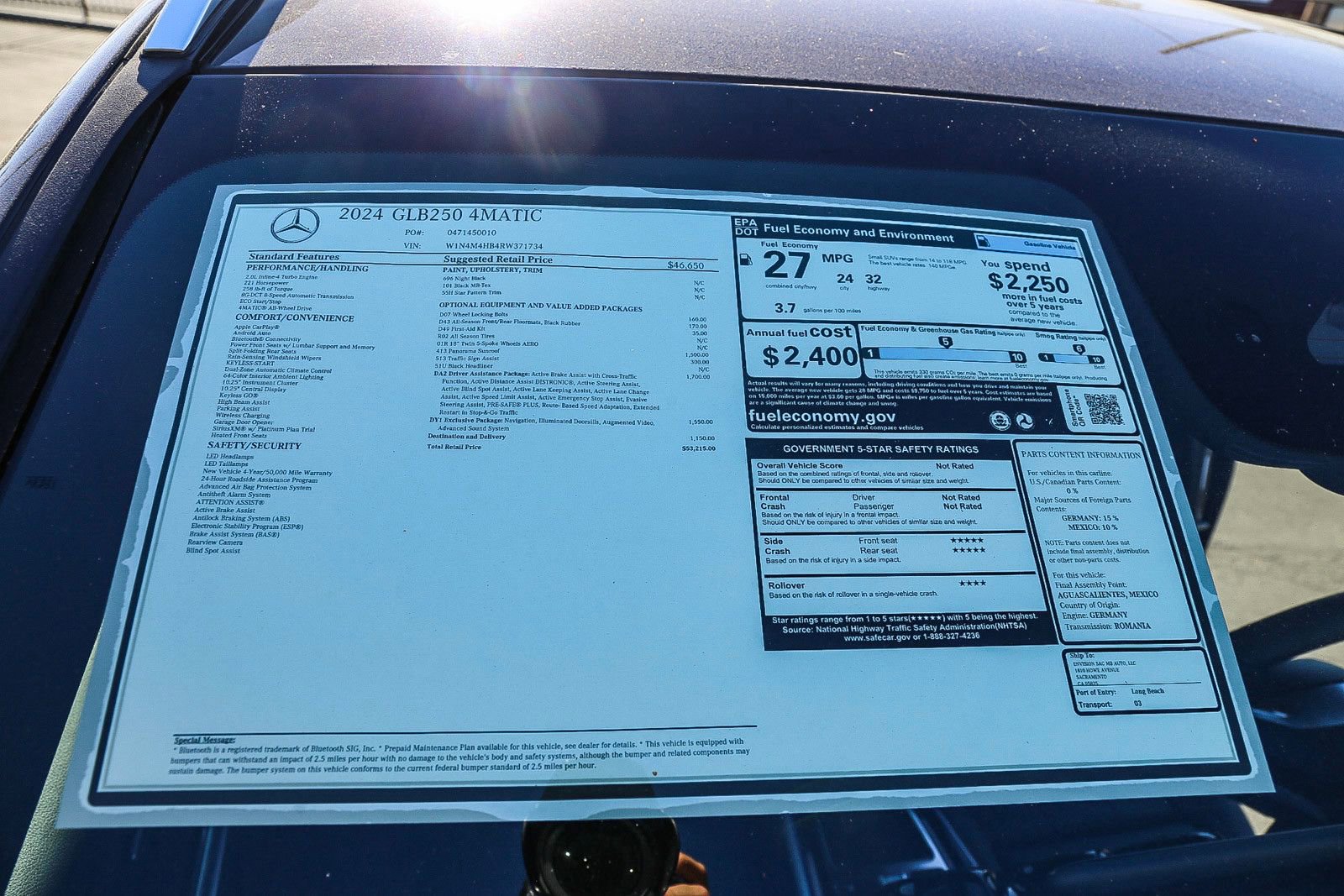 Used 2024 Mercedes-Benz GLB 250 4MATIC image 33