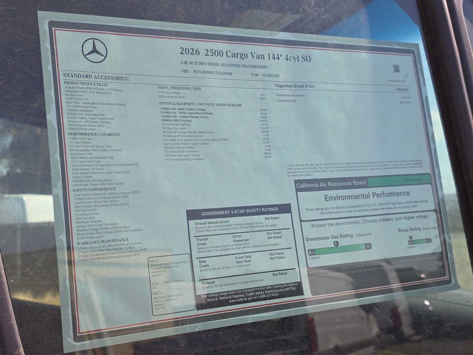New 2026 Mercedes-Benz Sprinter 2500 image 14
