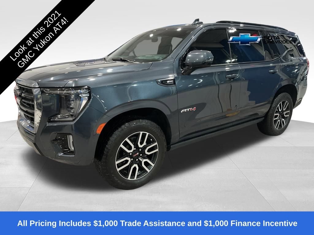 Used 2021 GMC Yukon AT4 w/ AT4 Premium Package image 1