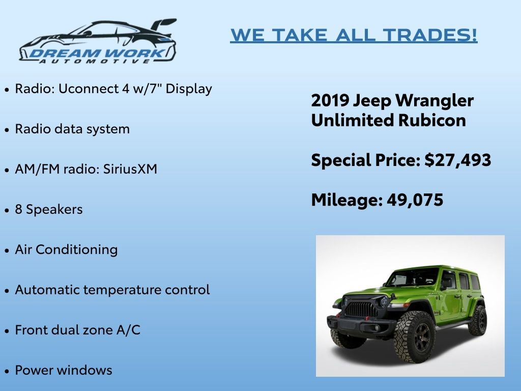Used 2019 Jeep Wrangler Unlimited Rubicon w/ Dual Top Group video 2