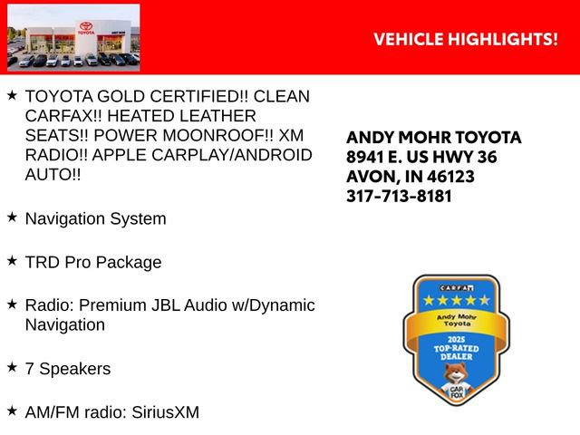 Certified 2023 Toyota Tacoma TRD Pro AWD/4WD video 2