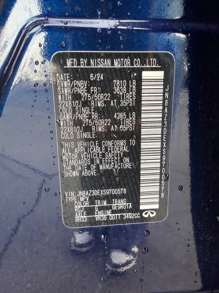 Used 2025 INFINITI QX80 Sensory AWD/4WD image 33