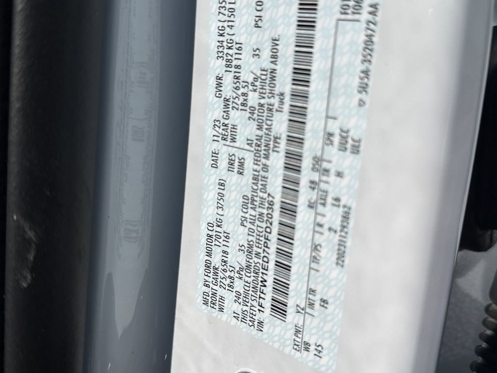 Certified 2023 Ford F150 XLT w/ Equipment Group 302A High image 17