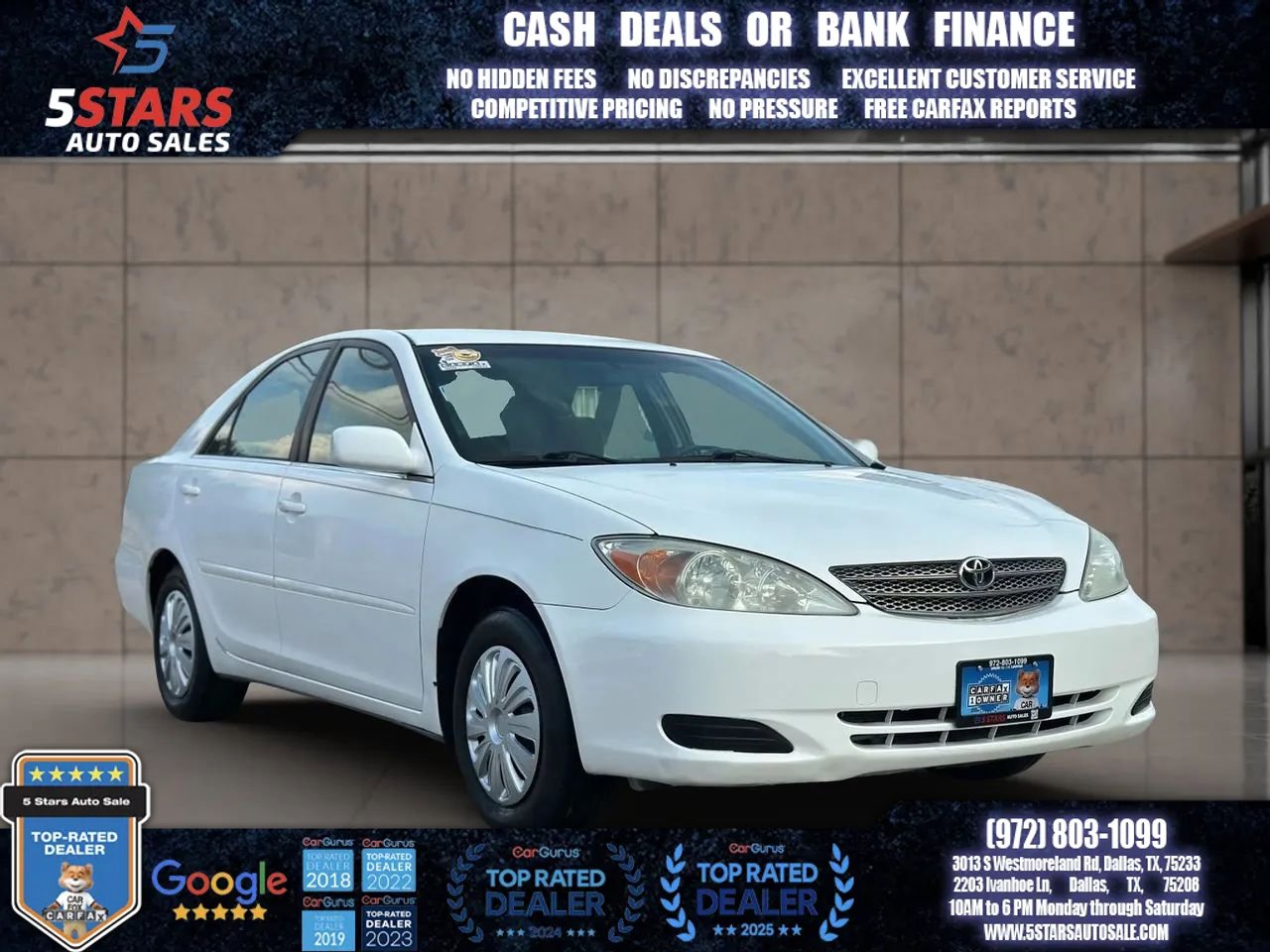 Used 2002 Toyota Camry LE