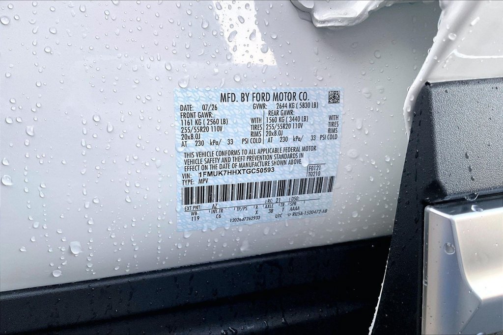New 2026 Ford Explorer Platinum RWD image 8