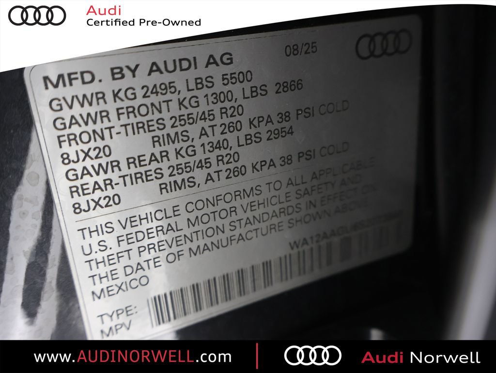 Certified 2025 Audi Q5 Premium w/ Premium Plus AWD/4WD image 3
