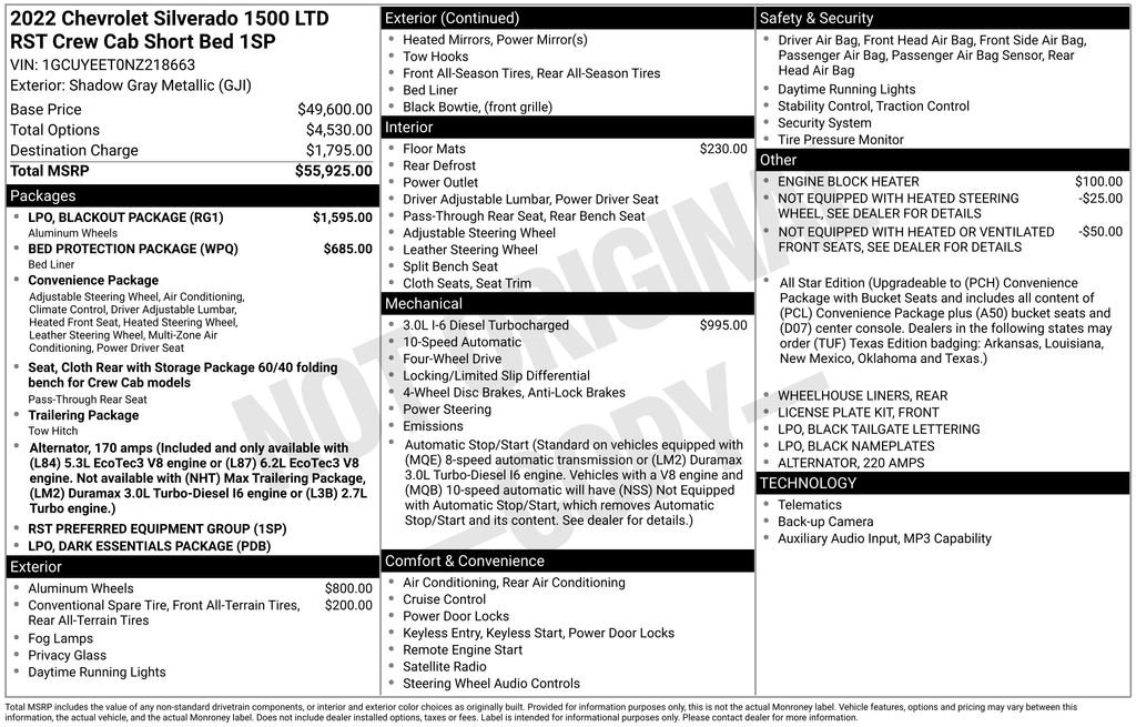Certified 2022 Chevrolet Silverado 1500 RST w/ LPO, Blackout Package image 5