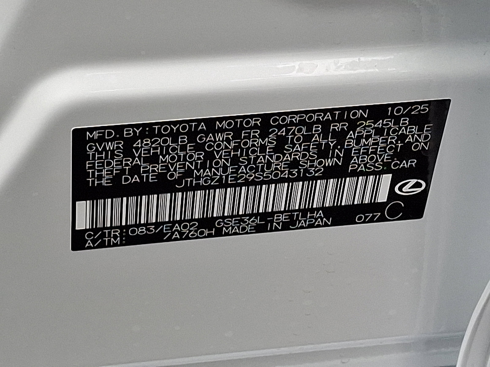 New 2025 Lexus IS 350 F Sport image 20