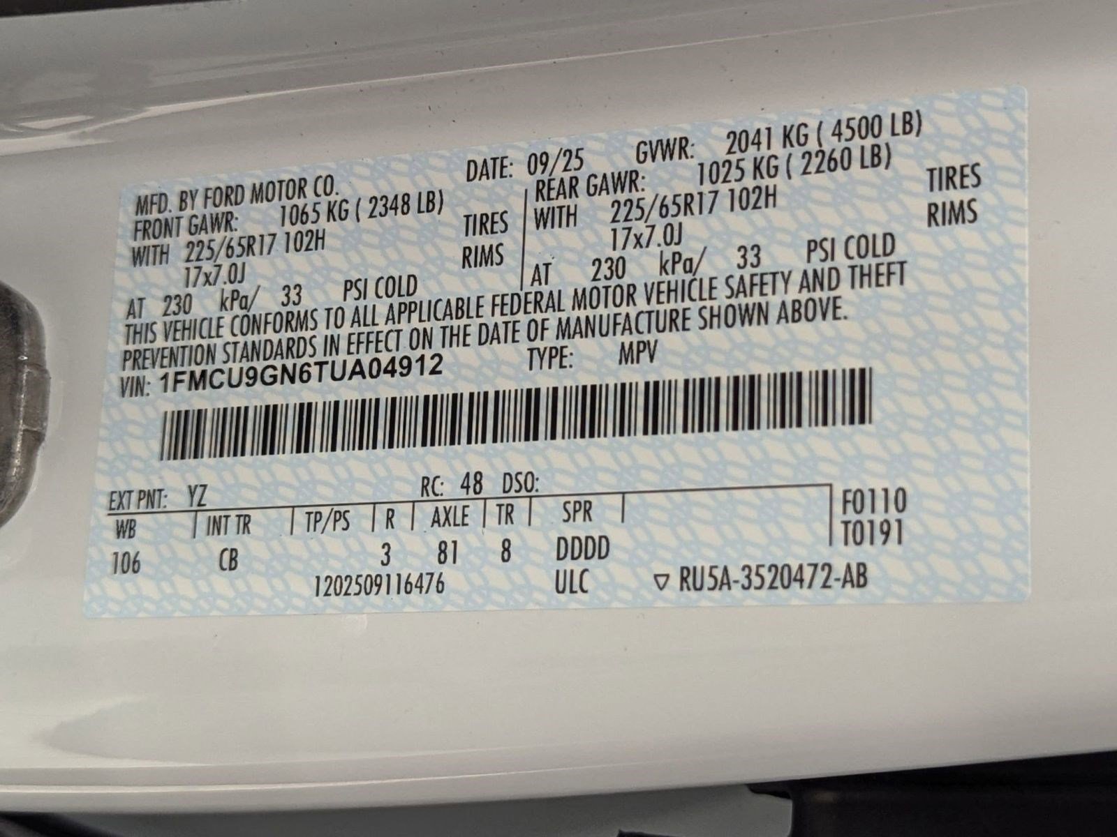 New 2026 Ford Escape Active w/ Cold Weather Package image 16