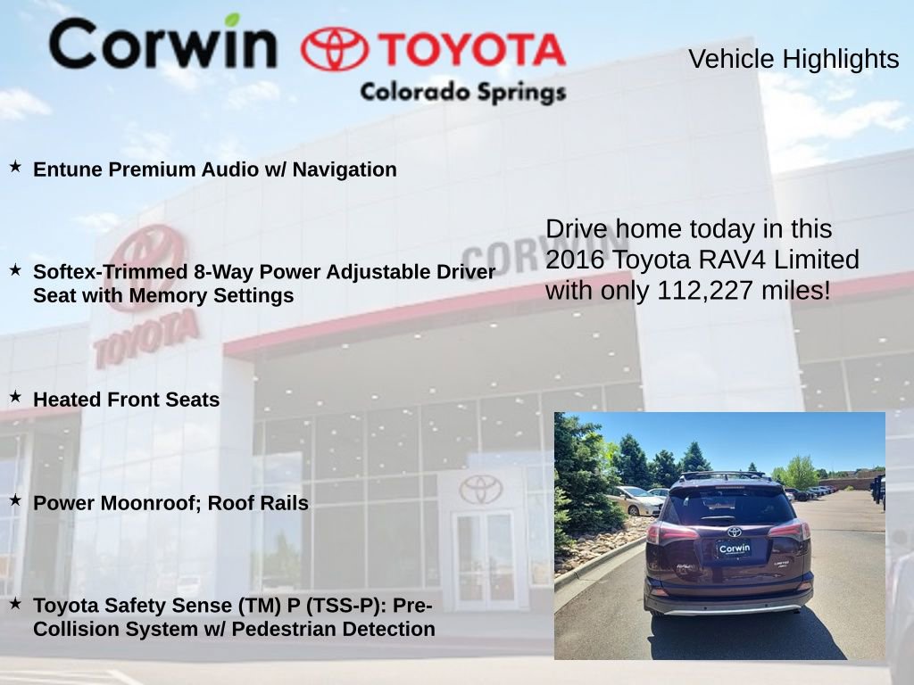 Used 2016 Toyota RAV4 Limited AWD/4WD image 6