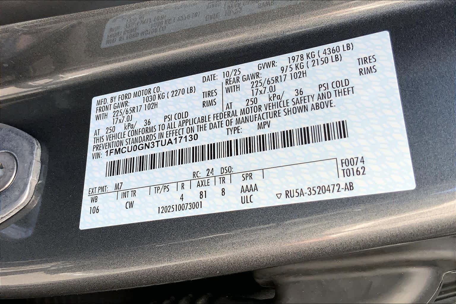 New 2026 Ford Escape Active w/ Active Premium Tech Pack FWD image 16