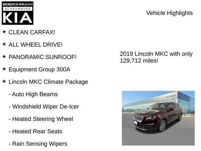 Used 2019 Lincoln MKC Reserve w/ MKC Climate Package image 7