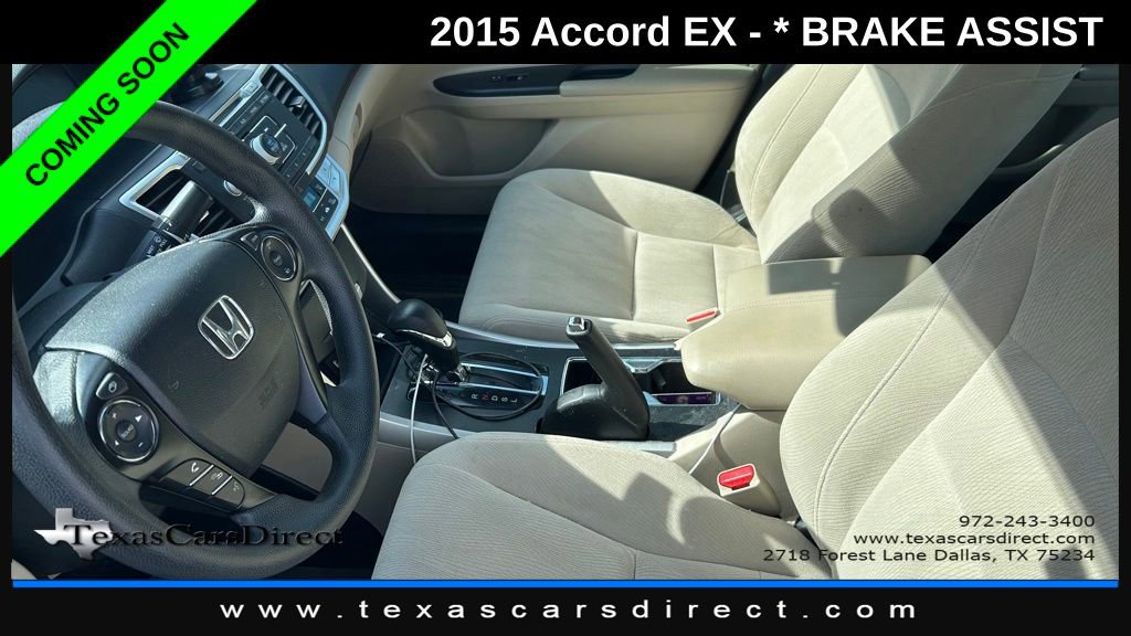 Used 2015 Honda Accord EX image 7