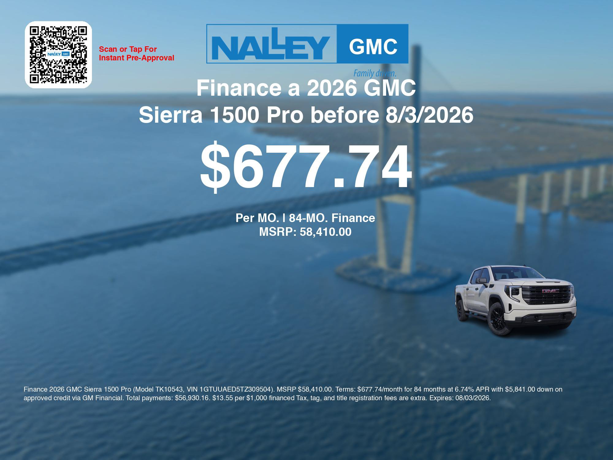 New 2026 GMC Sierra 1500 Pro w/ Graphite Edition AWD/4WD image 7