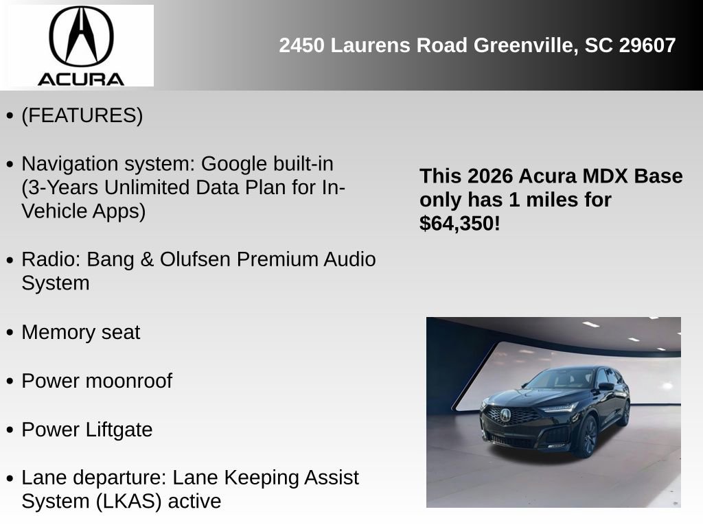 New 2026 Acura MDX A-Spec image 6