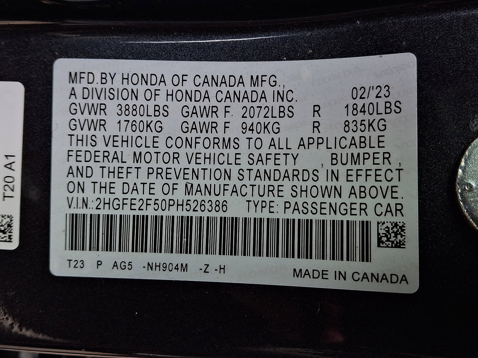 Used 2023 Honda Civic Sport image 28