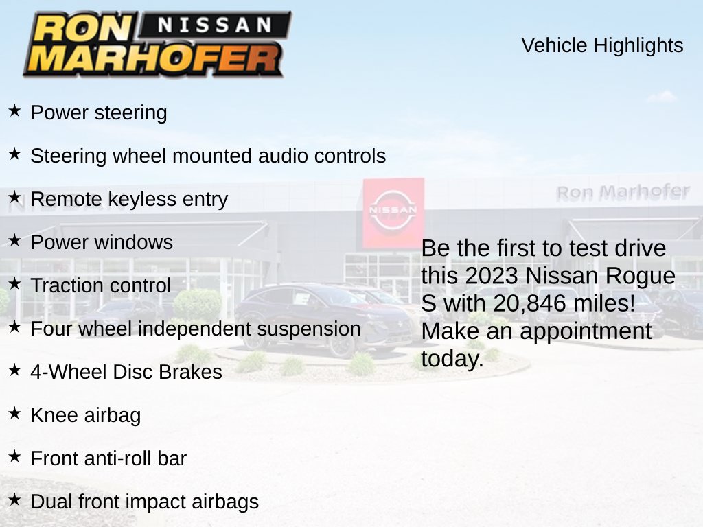 Used 2023 Nissan Rogue S AWD/4WD image 2