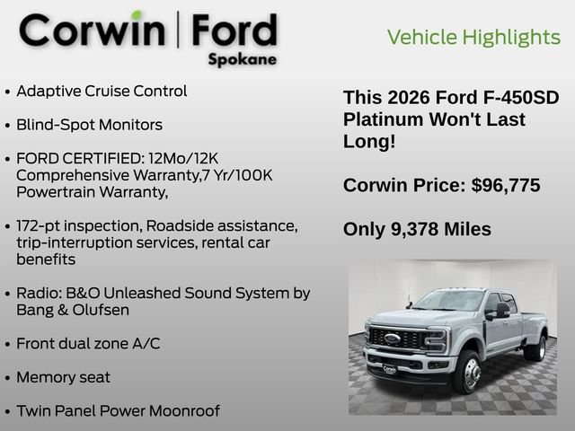Certified 2026 Ford F450 Platinum AWD/4WD image 7