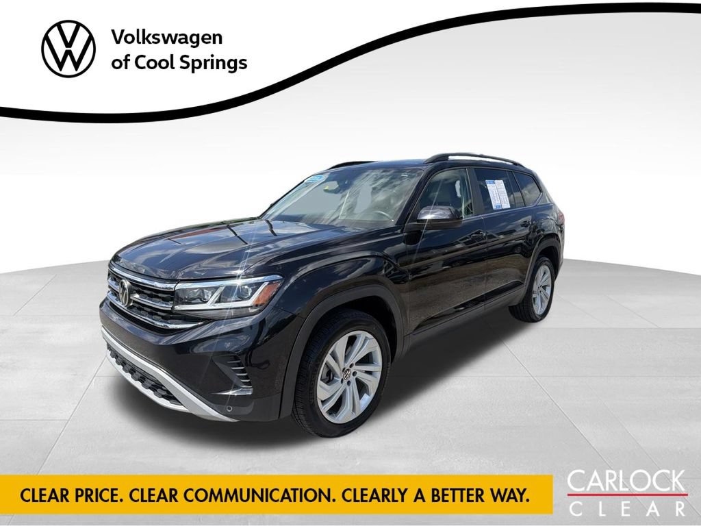Used 2021 Volkswagen Atlas SE w/ Panoramic Sunroof Package FWD image 1