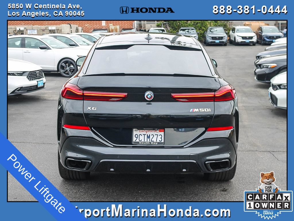 Used 2023 BMW X6 M50i w/ Shadowloine Package AWD/4WD image 9