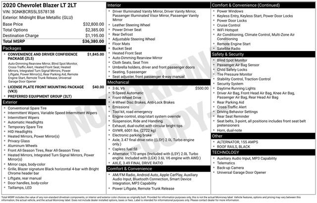 Used 2020 Chevrolet Blazer LT image 15