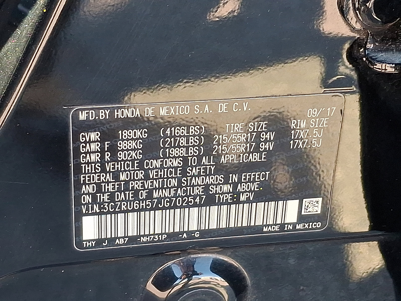 Used 2018 Honda HR-V EX image 27