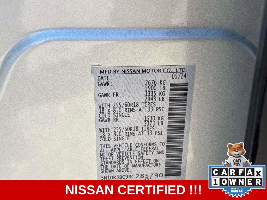 Used 2024 Nissan Pathfinder SV AWD/4WD image 32